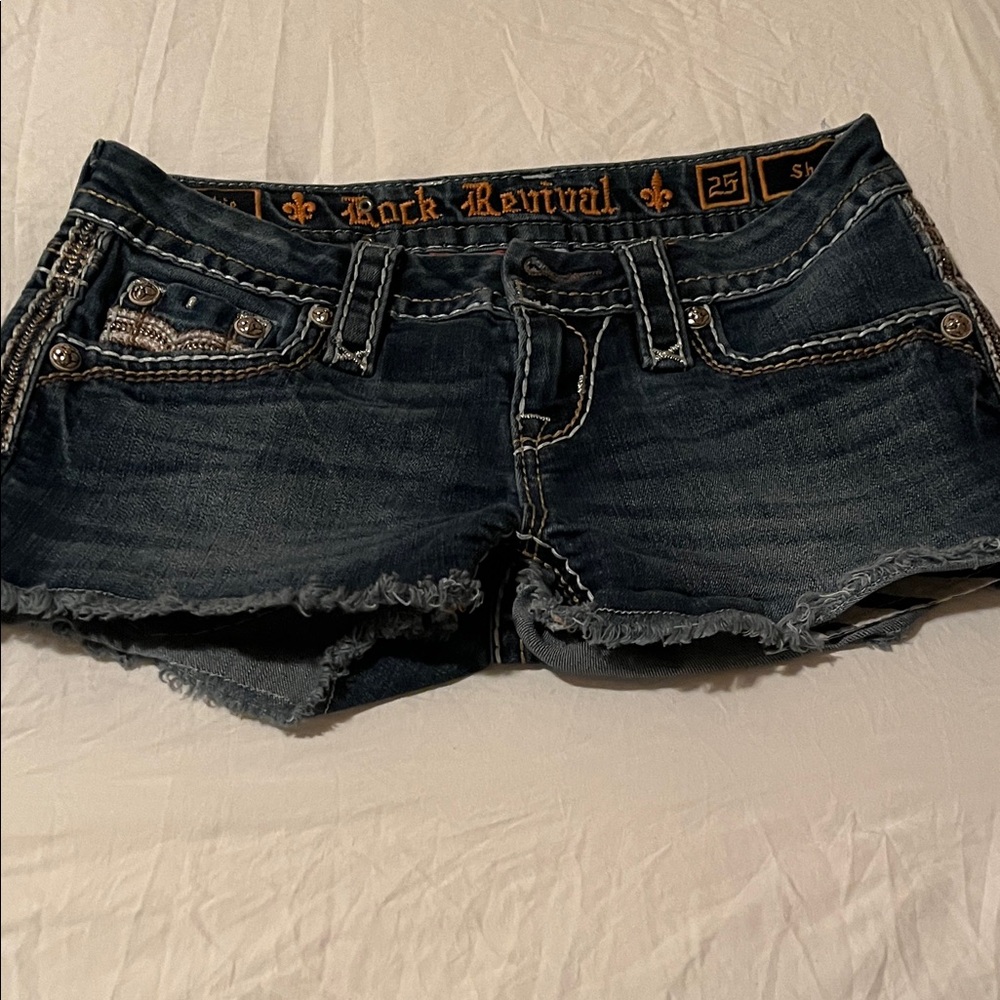 Rock Revival Women's Deep Indigo Jean Shorts